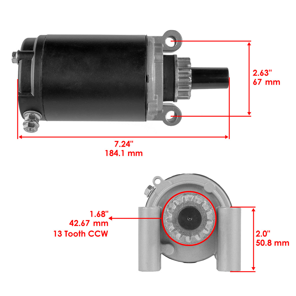 Starter Replacement for John Deere Scotts S1642 Tractor (2000–2015)