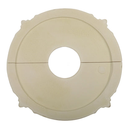 White Ceiling Medallion Decorative Plate for Ceiling Fans and Light Fixtures