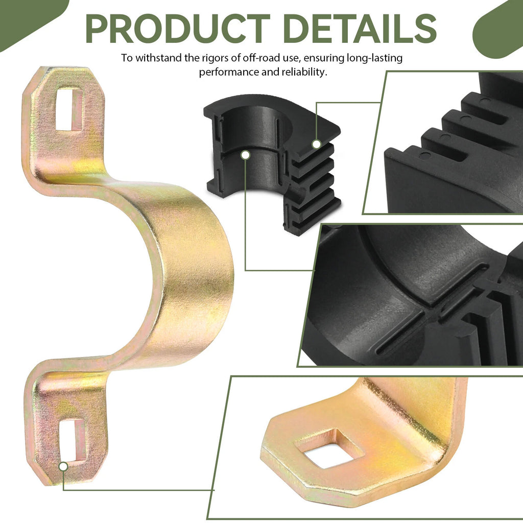 1" Rear Stabilizer Bar Bushings Bracket for Polaris Sportsman 850 1000 (2015–2023)