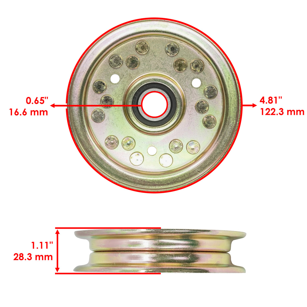 Idler Pulley and Bushing Replacement for Exmark EXS-20KC (2000–2000)