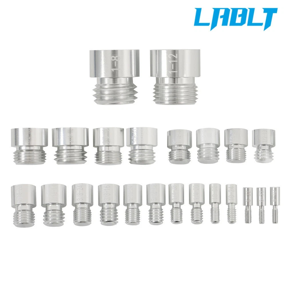 44 PCS Nut and Bolt Thread Gauges Set for Metric and Inch Sizes