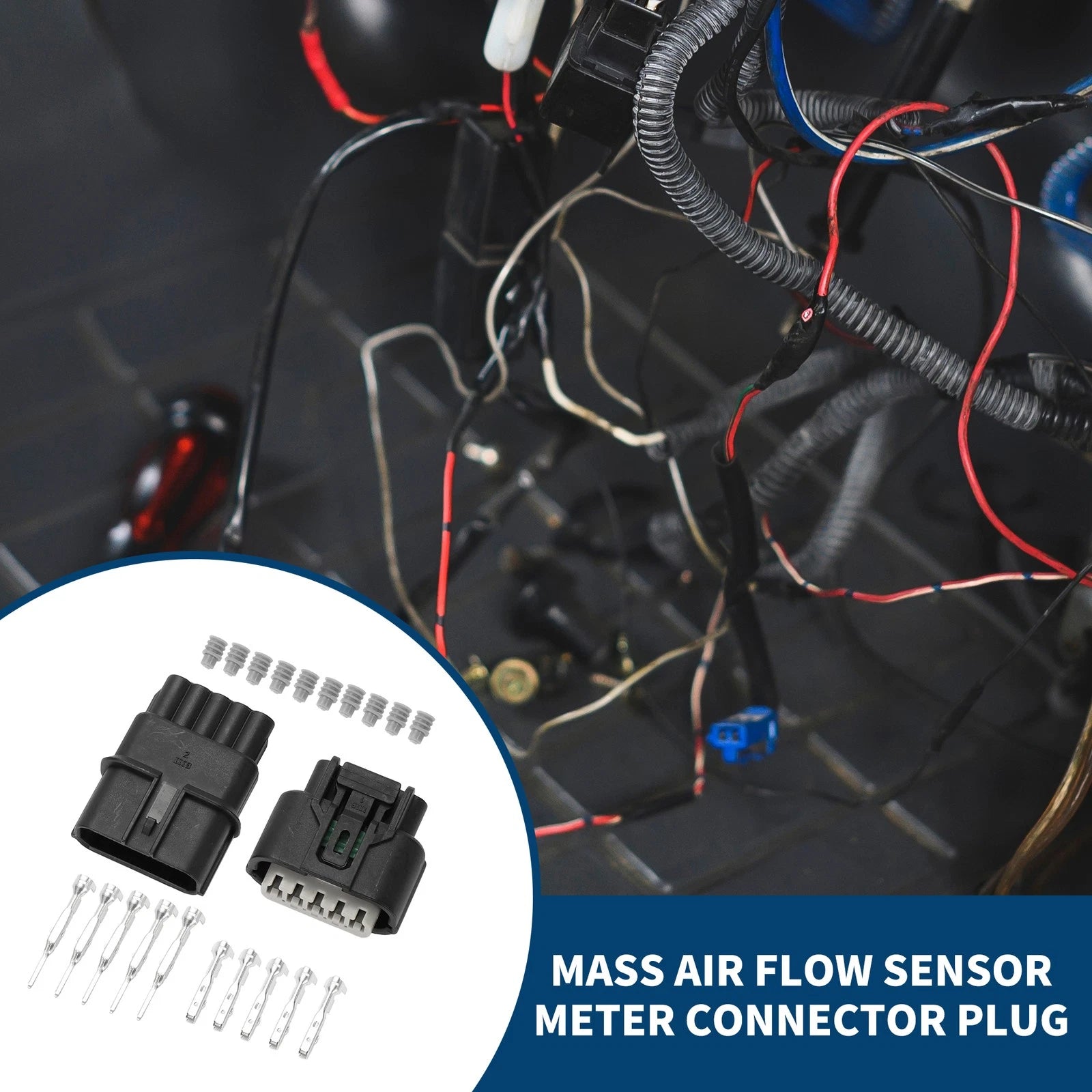 Mass Air Flow Sensor Connector Plug 5 Pin Replacement for Honda FK2 FK8 (2012–2020)