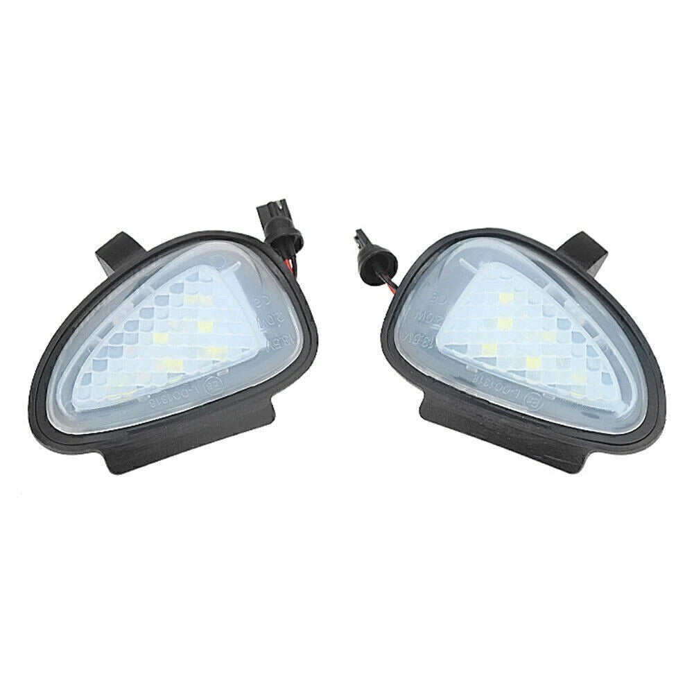 2X CAN-bus White LED Under Side Mirror Puddle Lights for VW Golf MK6