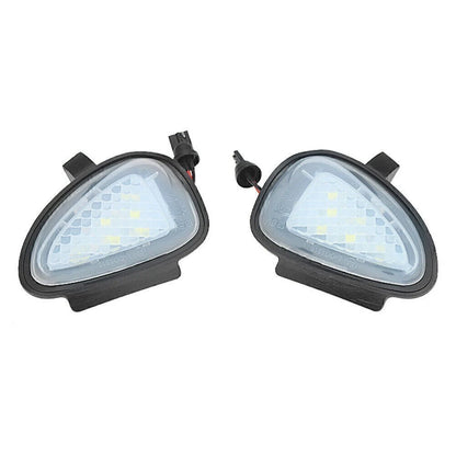 2X CAN-bus White LED Under Side Mirror Puddle Lights for VW Golf MK6