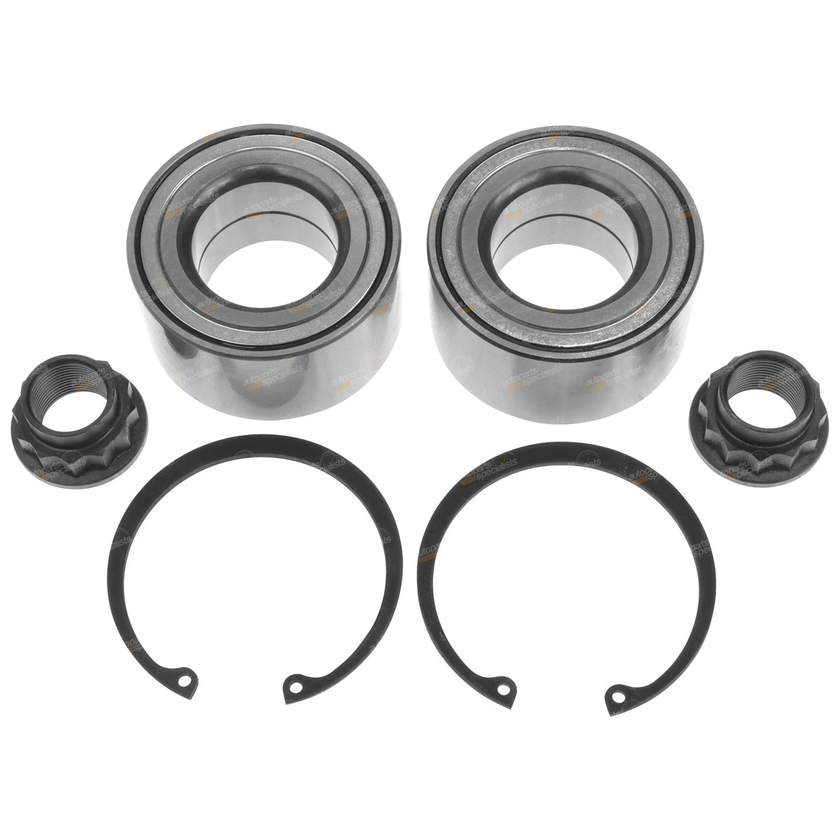 2 Front Wheel Bearing Kits for Toyota Prius C (2012–2017) NHP10R 1NZ-FXE