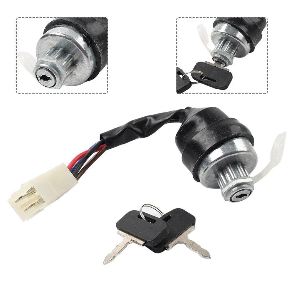 Ignition Starter Switch with Keys for MF 300/4000/5000 (3699692M92, 3699692M91)
