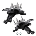 2X Front Steering Knuckles & Wheel Hub Bearings Assembly for Ford Edge (2007–2010)