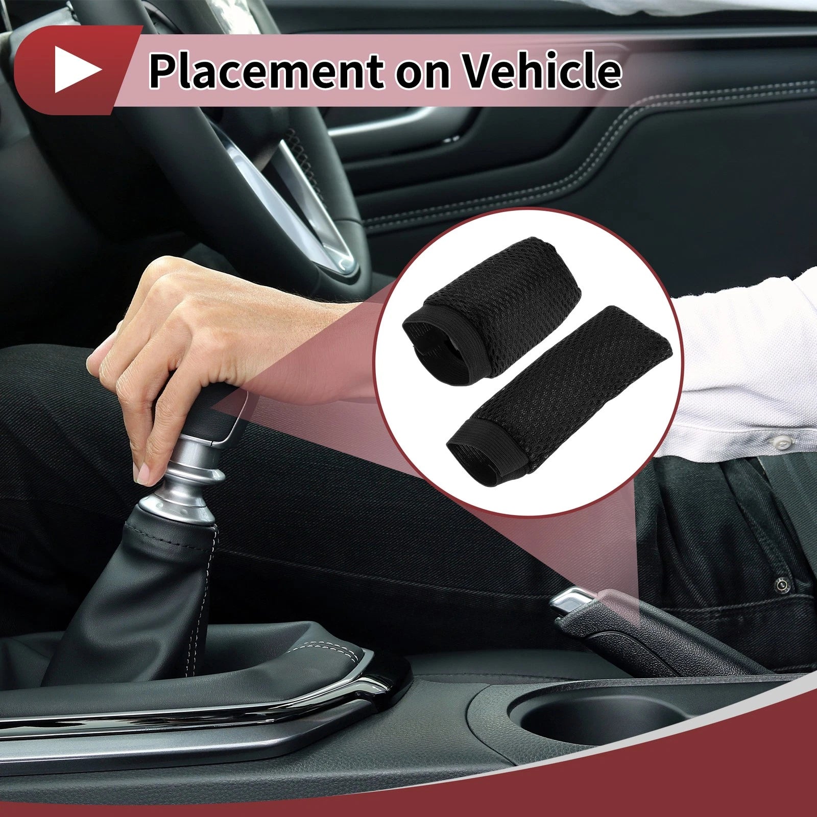 Gear Knob Protector Cover for - Black