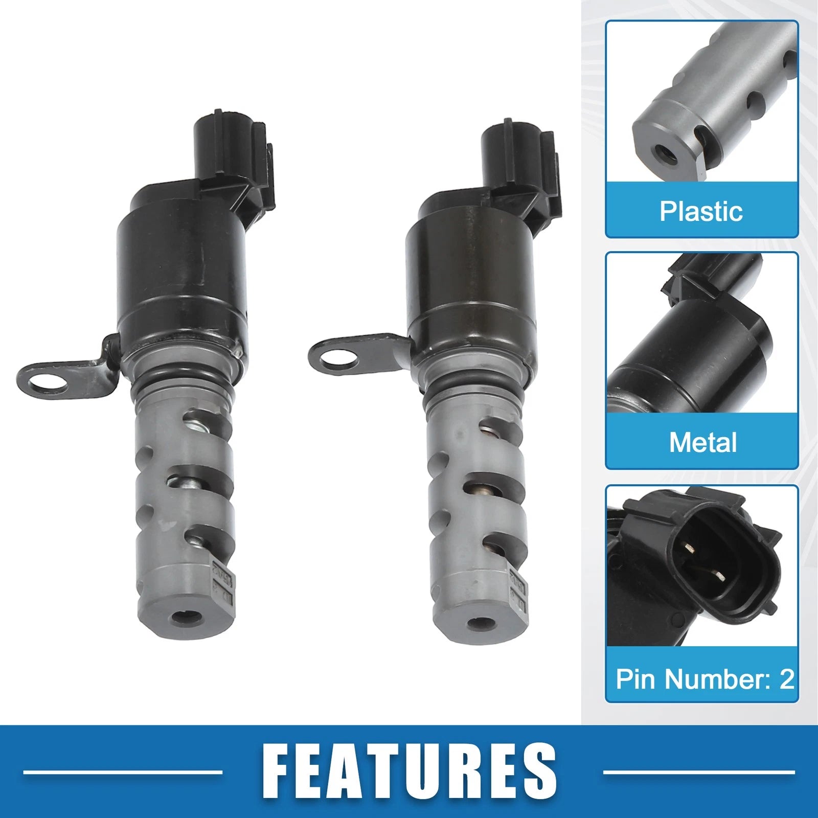 Pair Camshaft Position Actuator Solenoid for Subaru Outback (2010–2014)