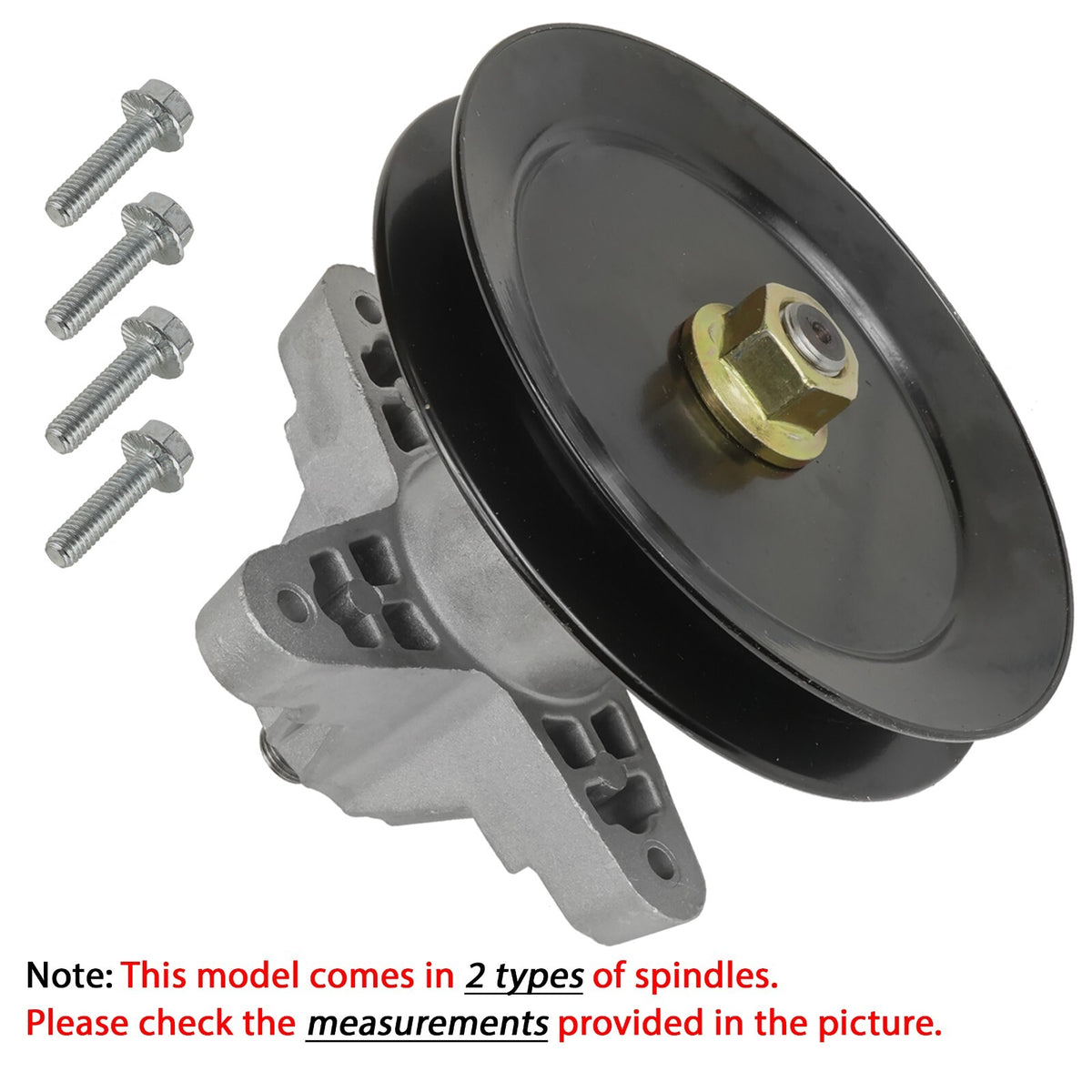 Deck Spindle with Pulley Blade and Belt for Troy-Bilt Super Bronco (42") (1970–1990)
