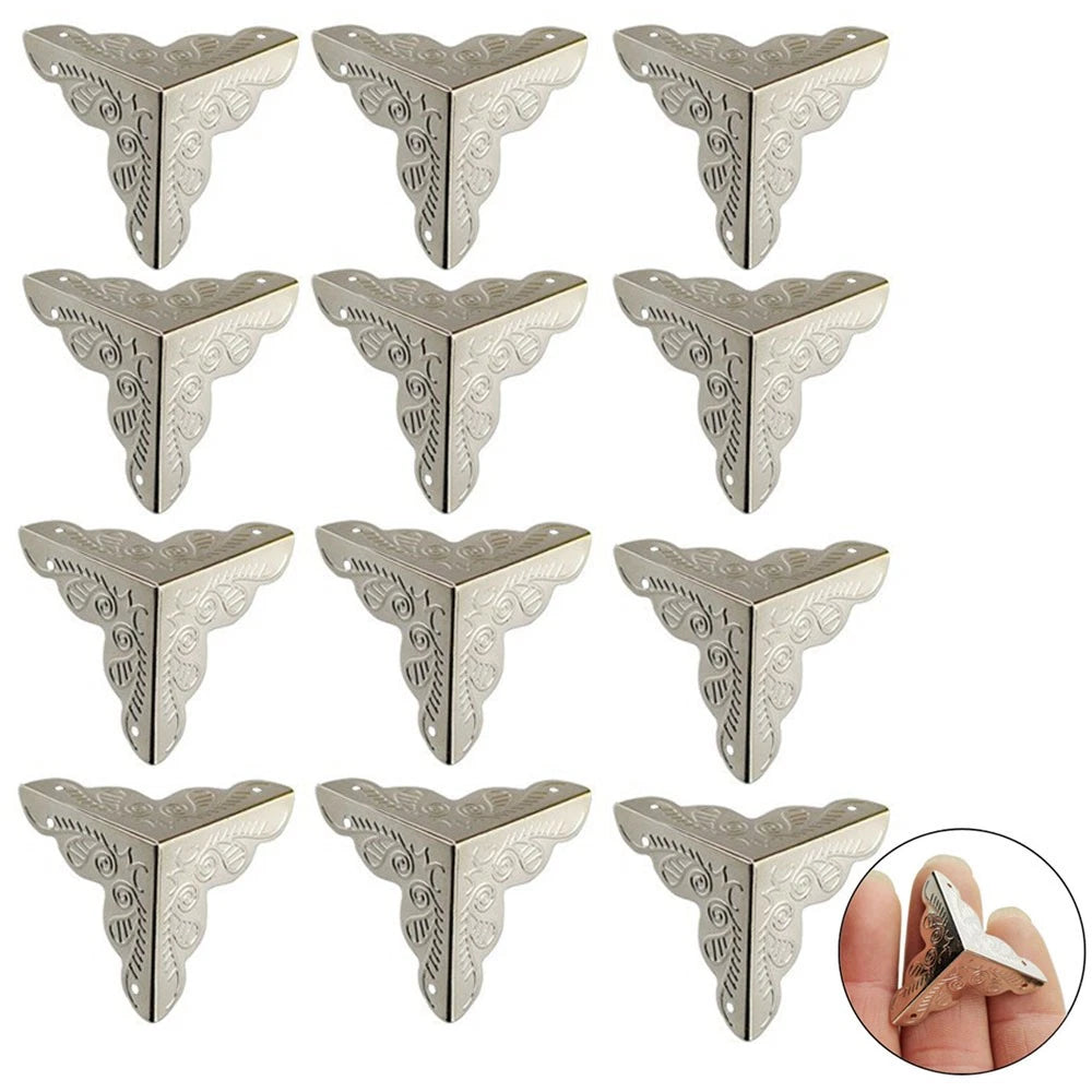 12X Jewelry Box Desk Corner Protector Gift Box Cabinet Guard Hardware Decor 25mm