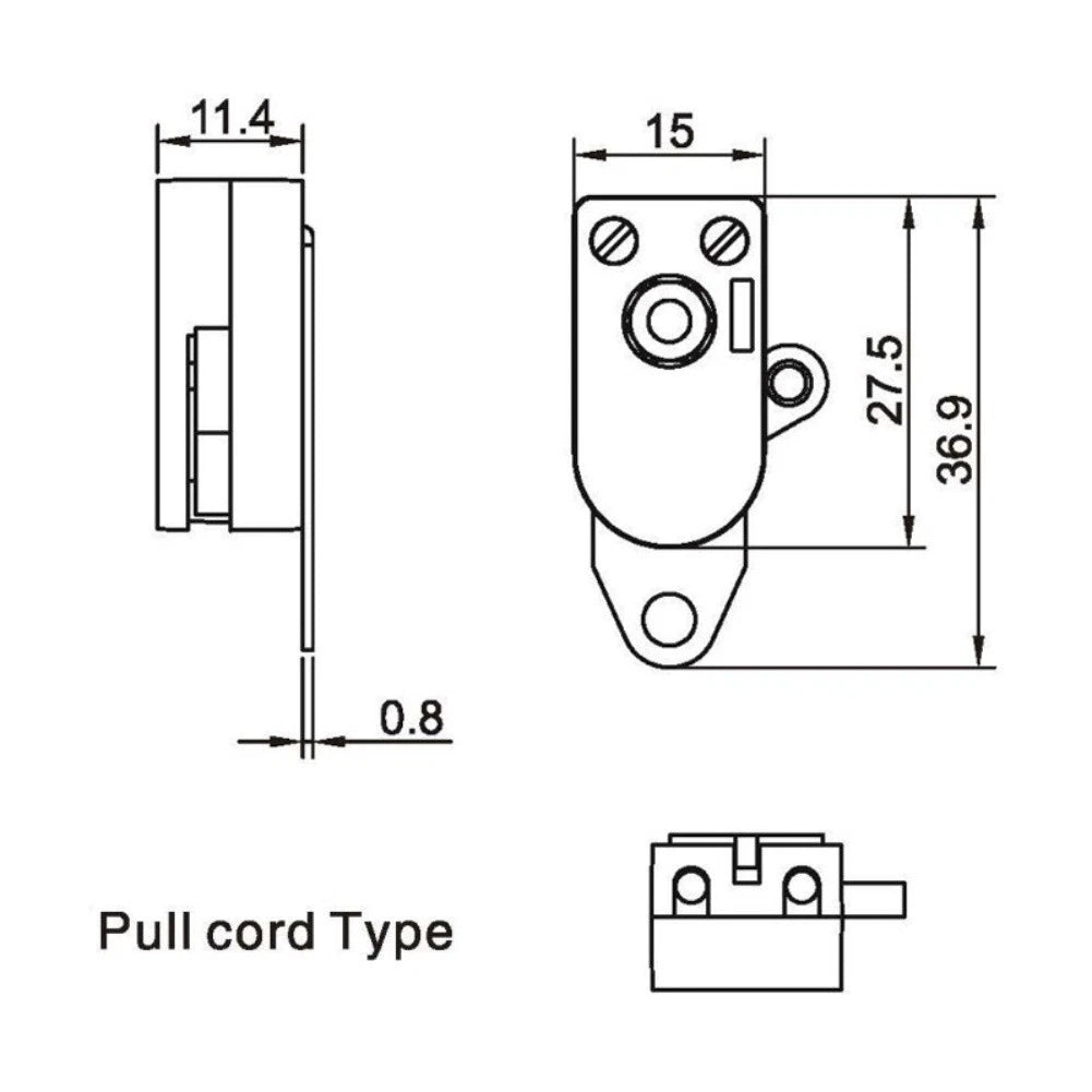 Pull Switch for Lighting Fixtures 250