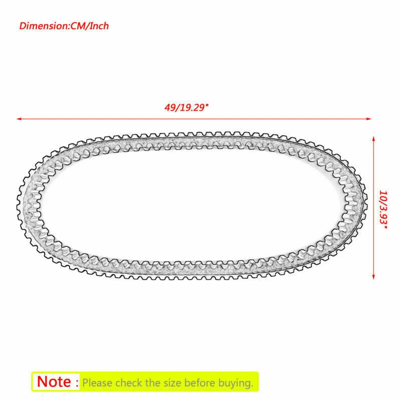 Drive Belt for Polaris Indy 550 LXT Adventure Voyageur (2018) 3211154