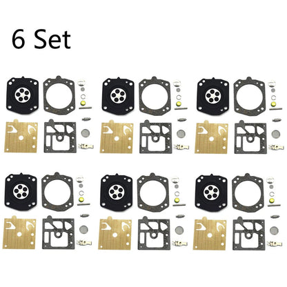 6X Carburetor Diaphragm Gasket Kit for Walbro K22-HDA (Chainsaw, Trimmer, Blower)