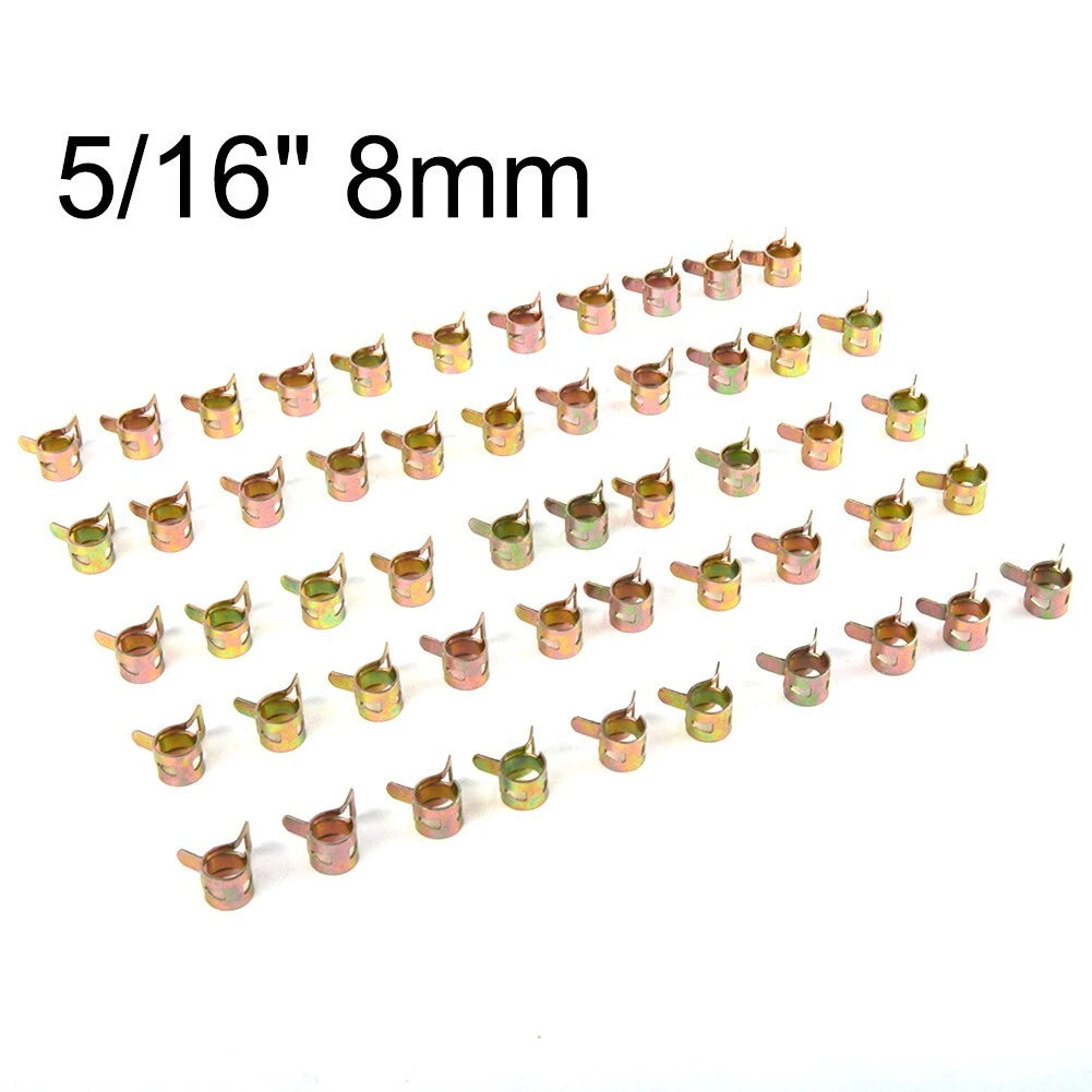 50pcs Hose Clamp Kit for Small Engine Vacuum Systems