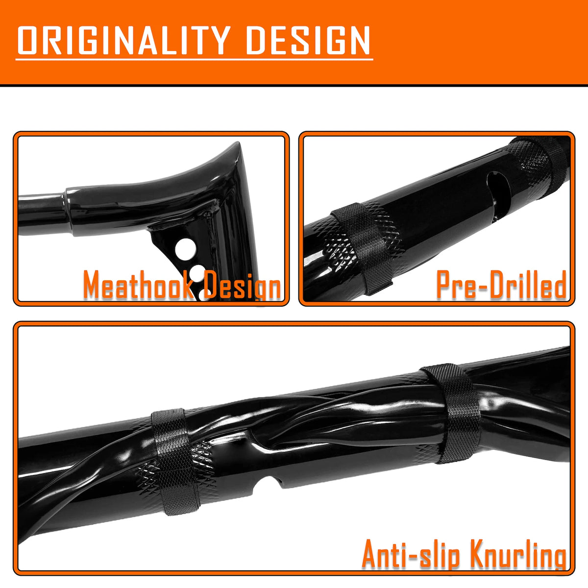 12" Prewired Drilled Handlebar for Harley Road King FLHR FLHRC (2016–2023)