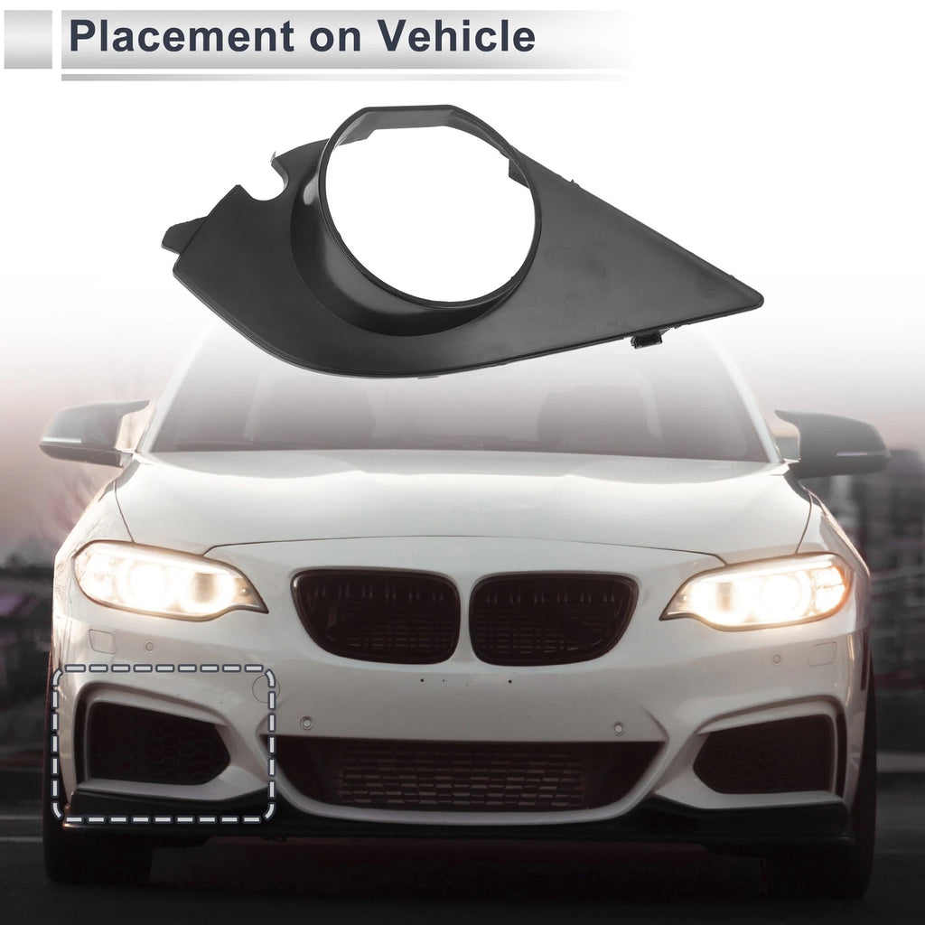 Right Front Fog Light Grill Replacement for BMW E60 E61 (2003–2009)