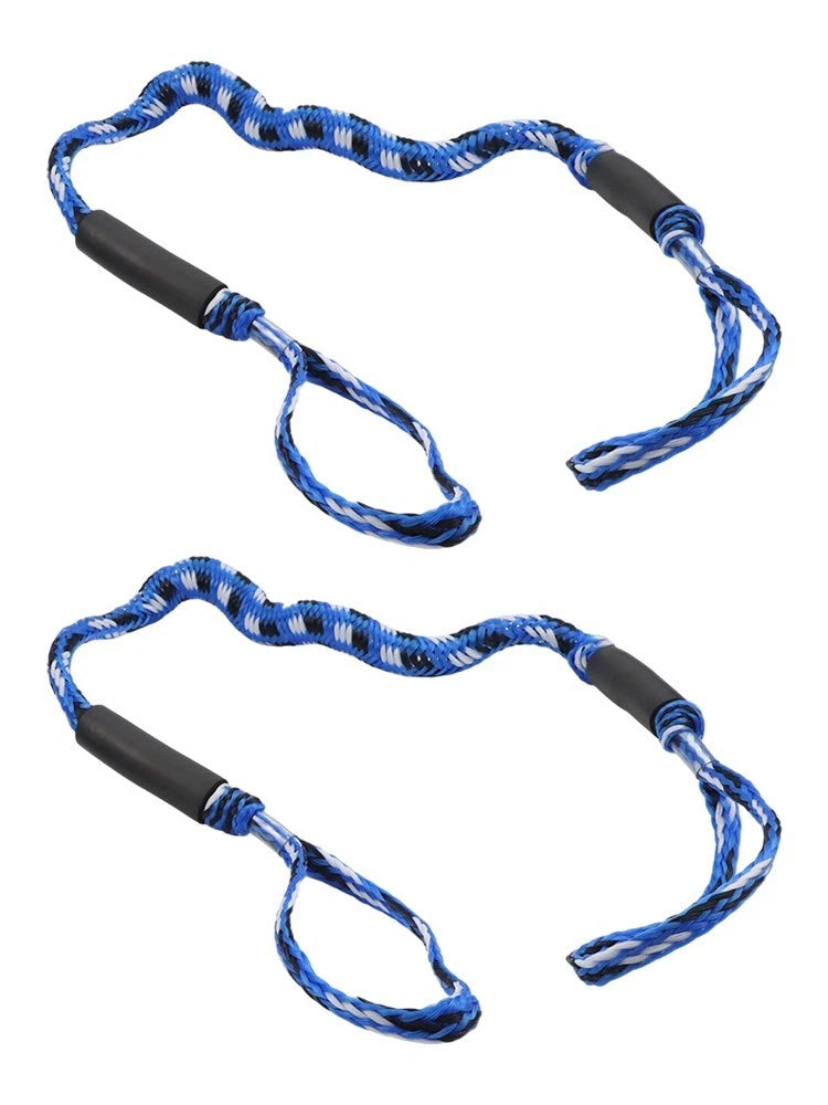 2X Bungee Dock Line for Kayak and Small Boat Mooring