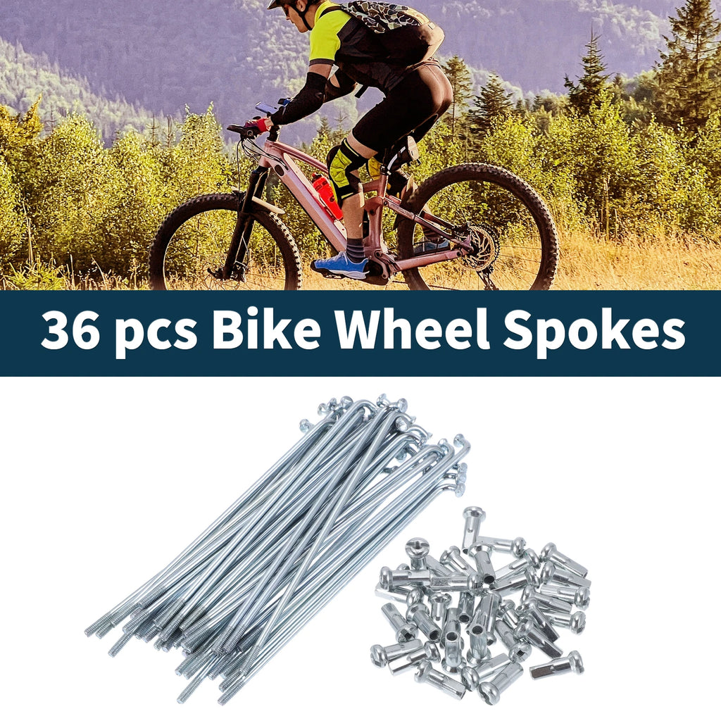 Bicycle Spokes Nipple 45 Steel Galvanized Universal for 90mm (1 Set)