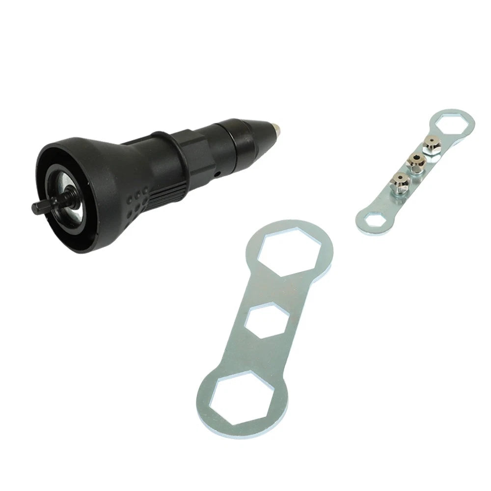 Electric Rivet Nut Gun Adapter for Cordless Power Drill Tool Kit (US)