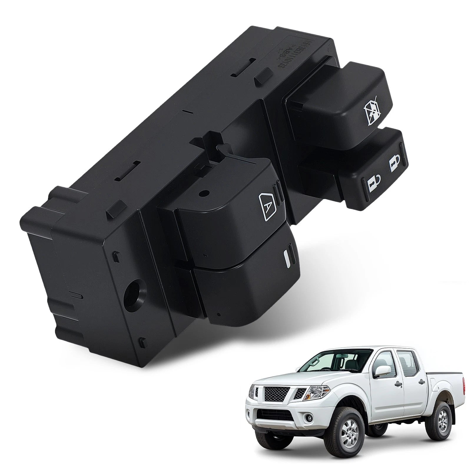 Driver Side Power Window Switch for Nissan Frontier (2007–2017) 25401ZP50A Black
