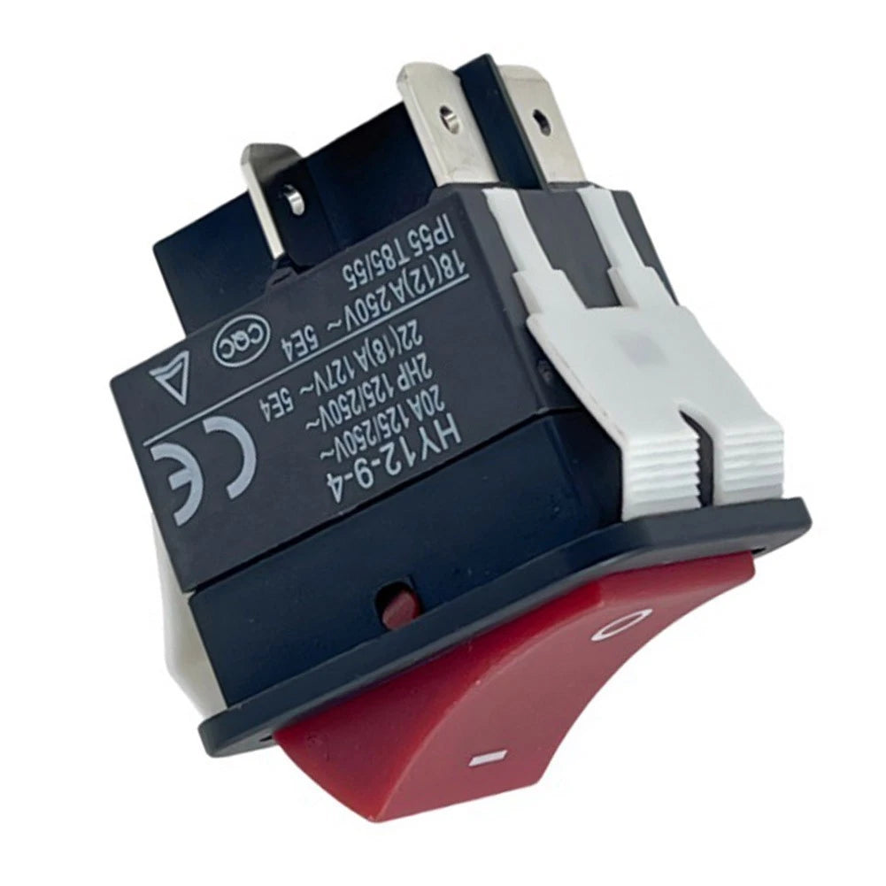 20A DPST Rocker Switch for Table Saws Drilling Machines