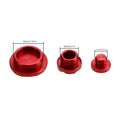 Crankcase Cover Oil Filler Plug Kit Red for Kawasaki KX250F/KX450F (2011–2018)