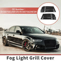 Front Fog Light Grill Pair Replacement for Audi A3 (2013–2020)