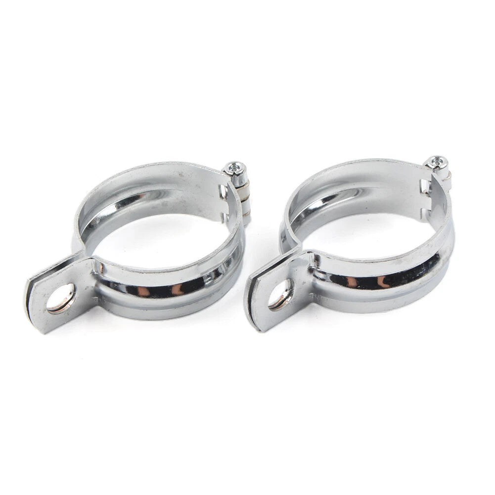 Pair Turn Signal Light Mount Bracket for Motorcycle Front Fork (42-51MM)