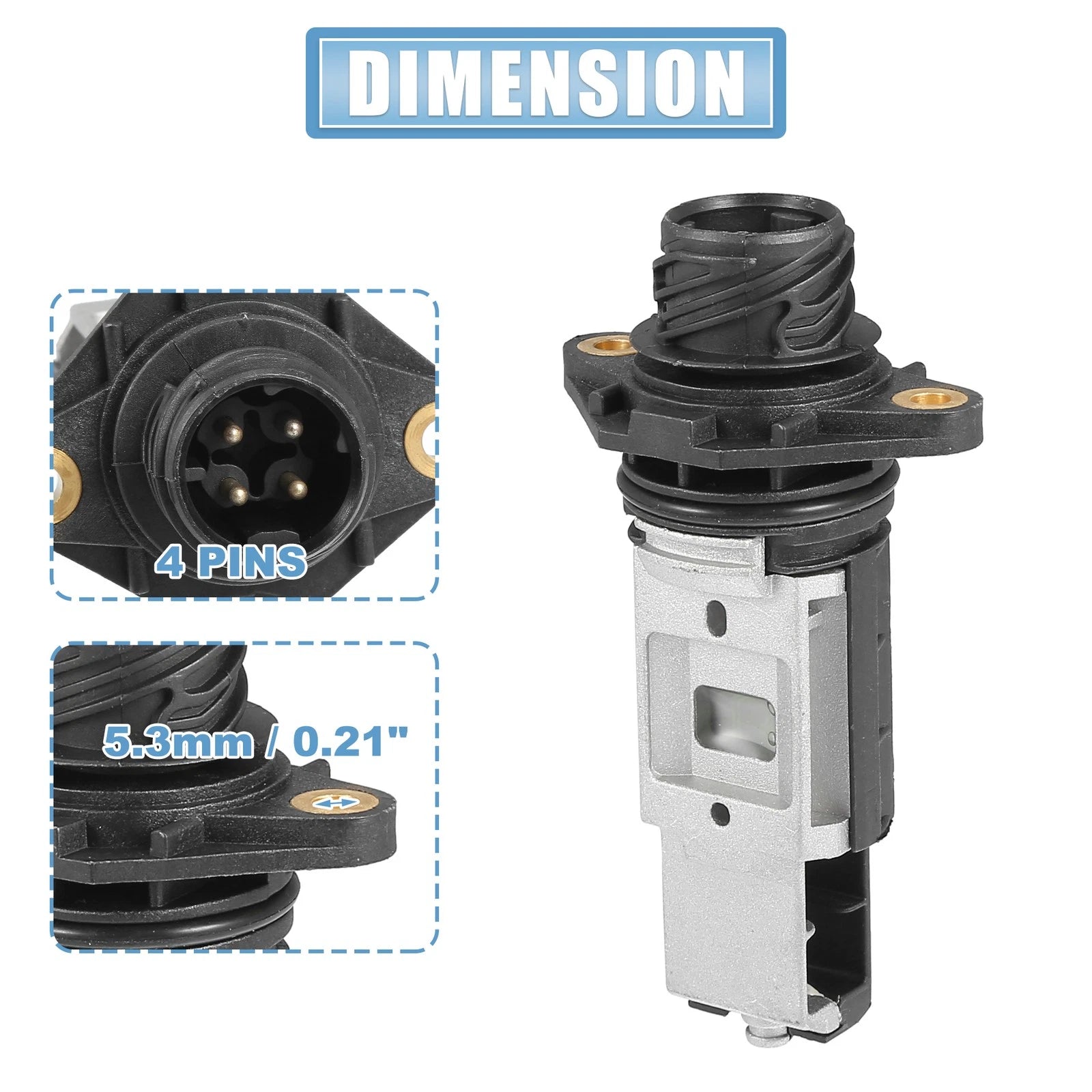 Mass Air Flow Sensor Meter Replacement for BMW 740i 4.0L (2011–2015)