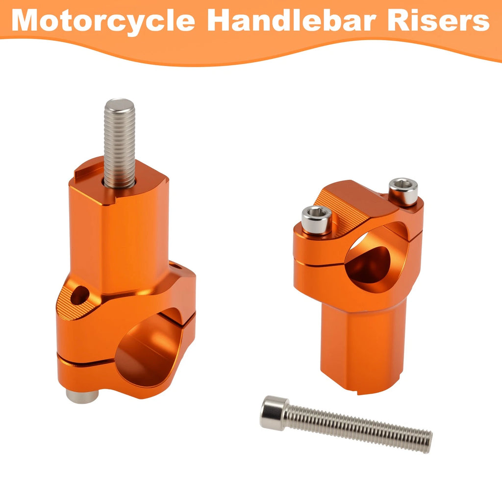 Handlebar Riser for KTM 125SX (28 mm/1.1 inch, Orange)