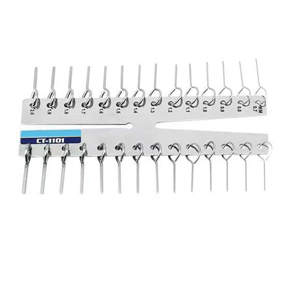 Capillary Tube Gauge Tool for Measuring Inner Outer Diameters