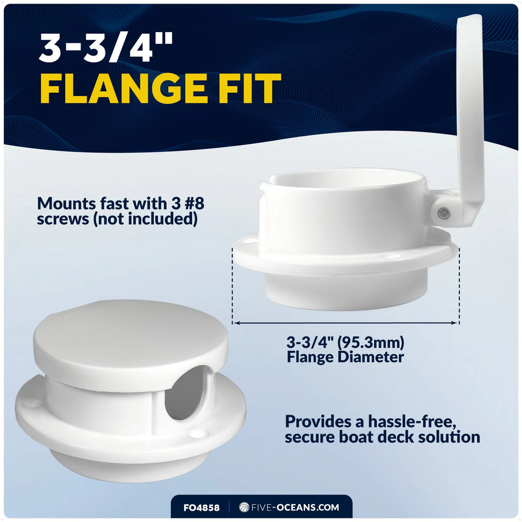 Rope Deck Pipe for Up to 7/8" Rope Size (FO4858)