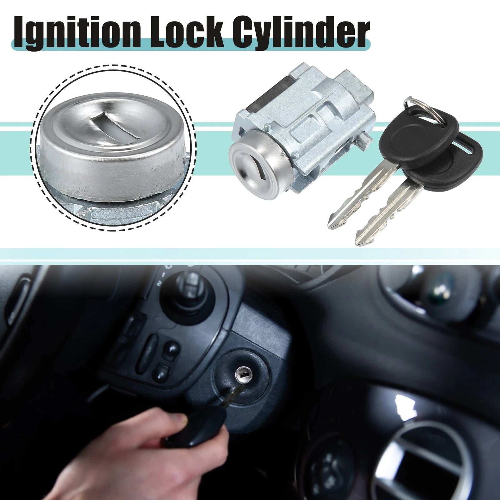 Ignition Switch Cylinder Lock Assembly for Chevrolet Monte Carlo (2000–2005)