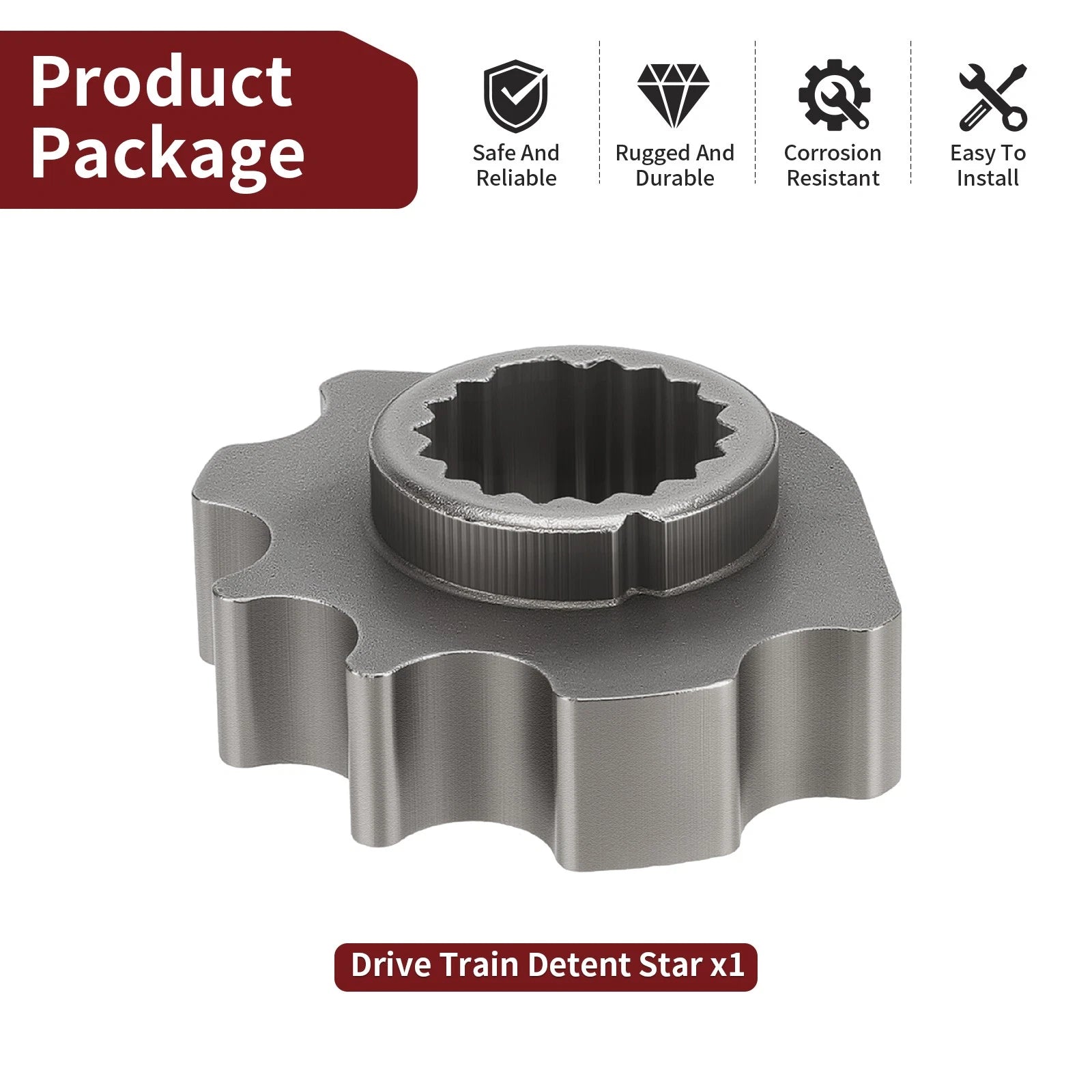 Drive Train Detent Star 3235982 for Polaris Ranger XP 1000 Crew (2017–2024)
