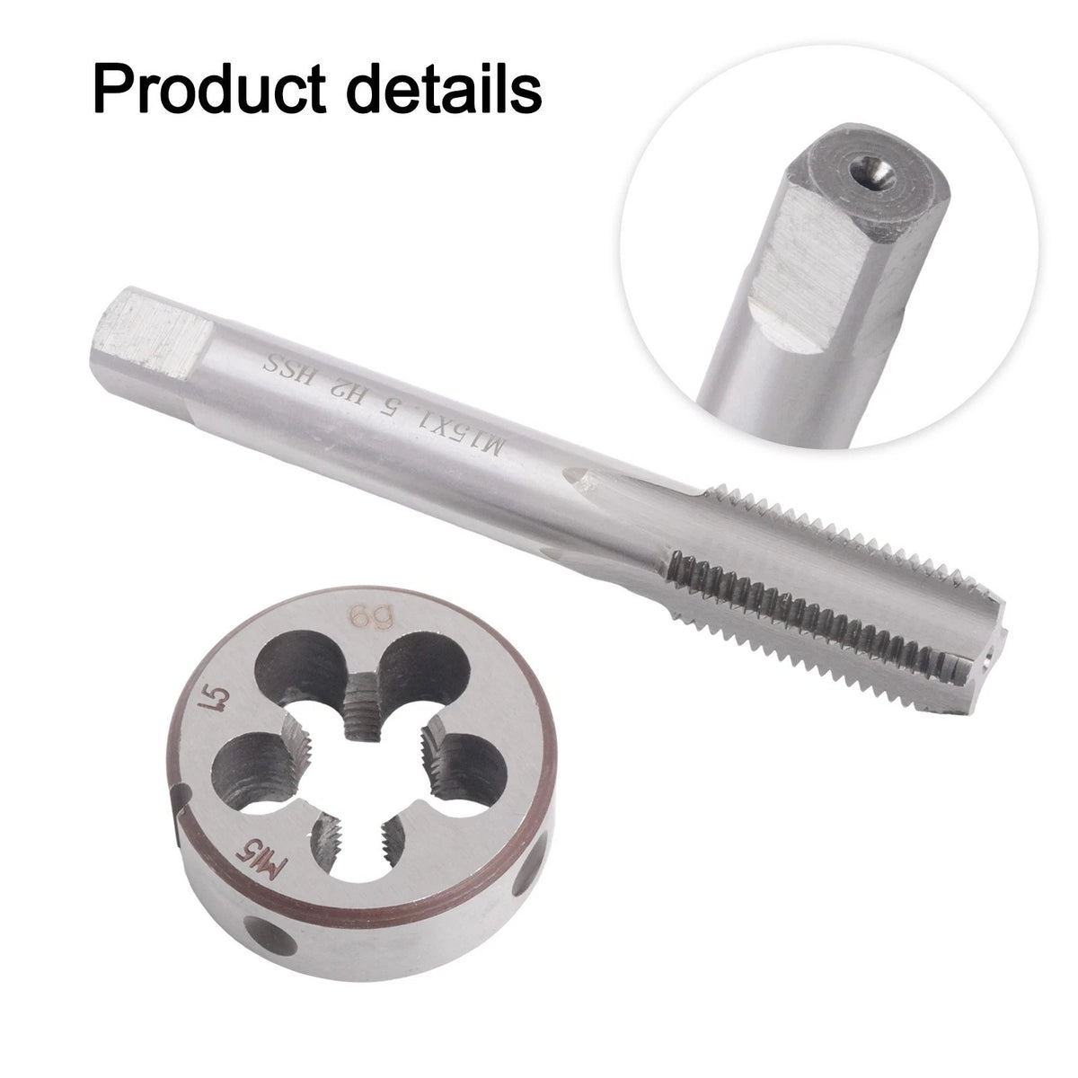 M15 X 1.5mm Toolholding Tap Round Dies Indexable Inserts