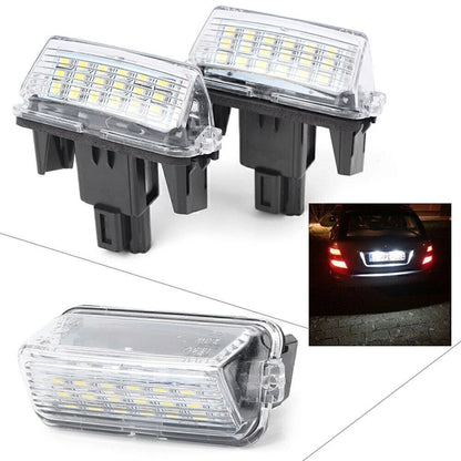 White LED License Plate Light for Toyota Yaris (2012–Present), Camry (2013–Present)