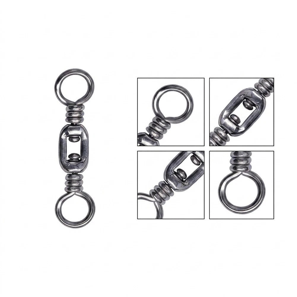 Stainless Steel Snap Rolling Swivel Ball Bearing for Universal Use (1#)
