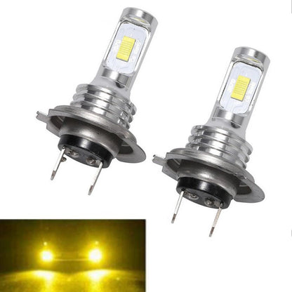 H7 Headlight Bulbs for 12V 24V Vehicles (High/Low Beam, 80W)