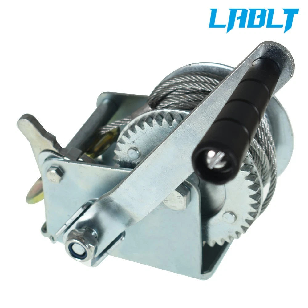 800lbs Heavy Duty Hand Crank Winch for LABLT