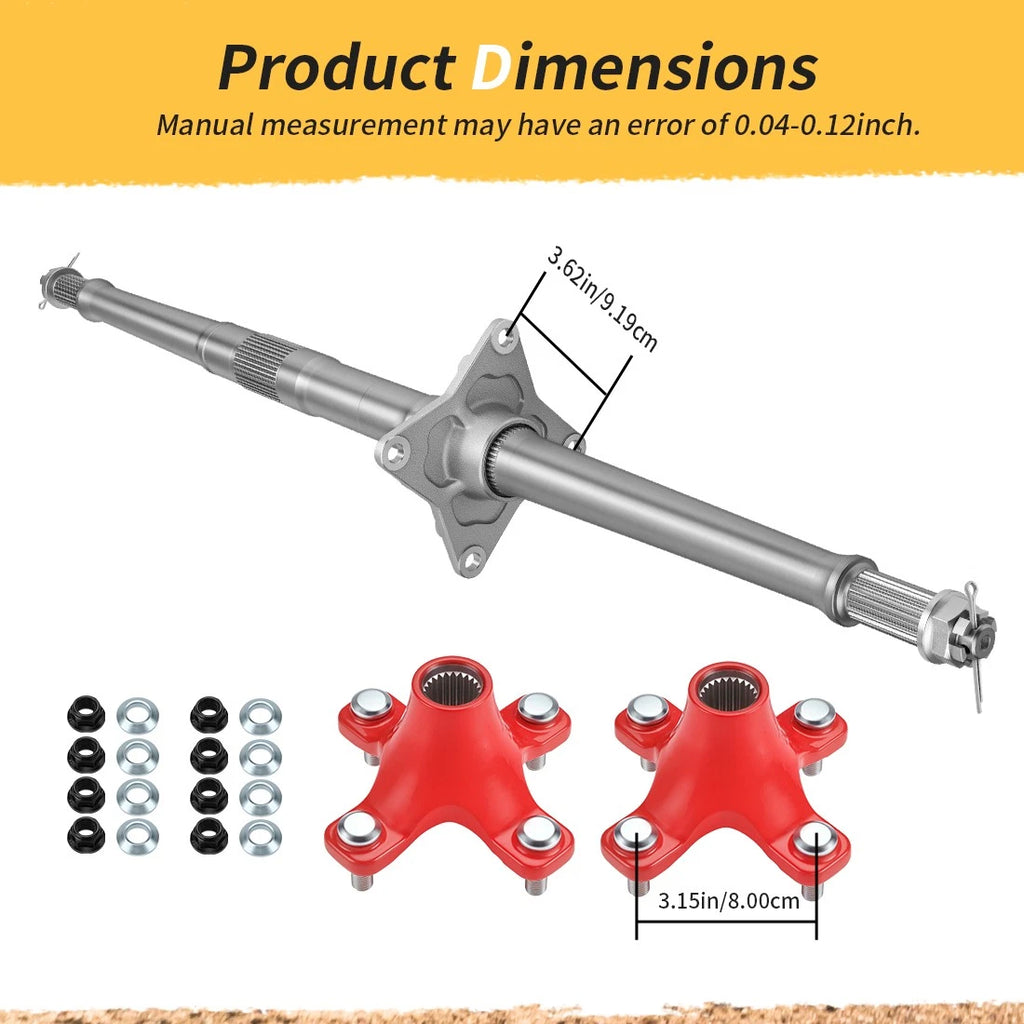 Rear Wheel Axle Shaft & Hubs for Honda TRX450ER TRX450ER (2006–2014)