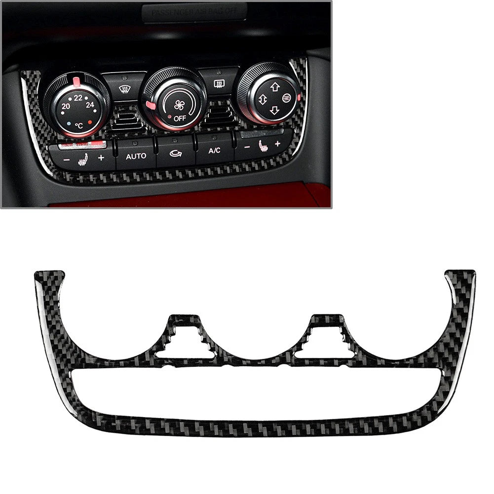 Center Console Air Conditioner Switch Button Cover for Audi TT TTS TTRS (2008–2014)