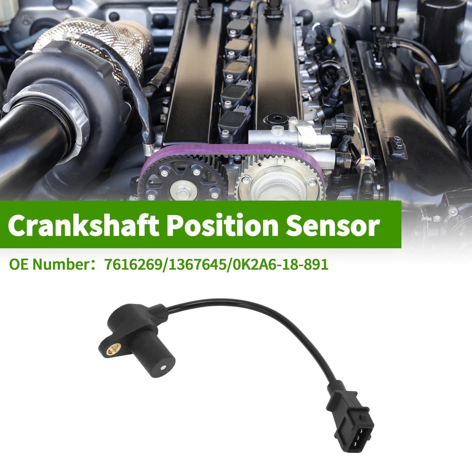 Crankshaft Position Sensor for Kia Sephia (1998–2001) No. 0K2A618891