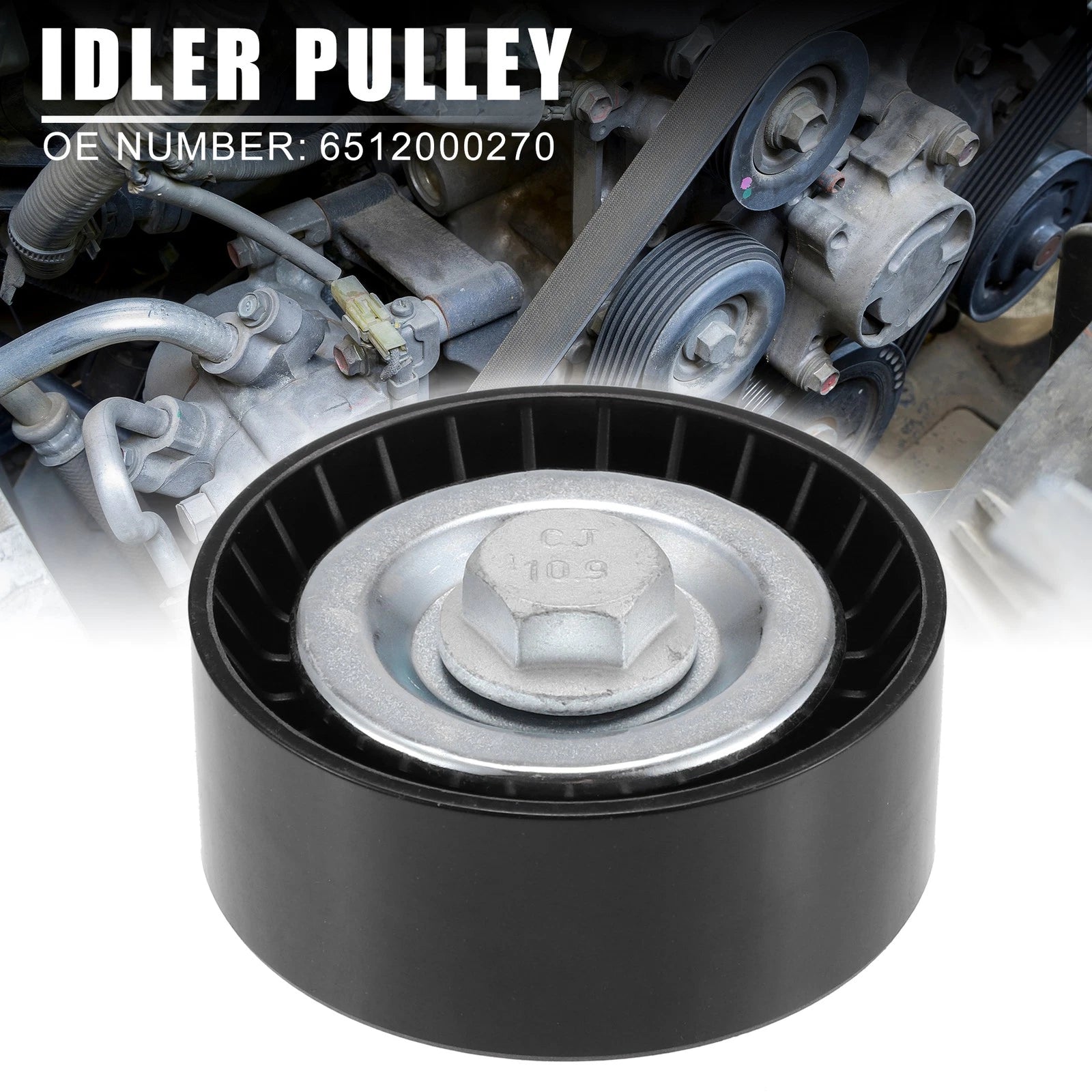 Drive Belt Idler Pulley Replacement for Mercedes-Benz Sprinter (2010–2024)