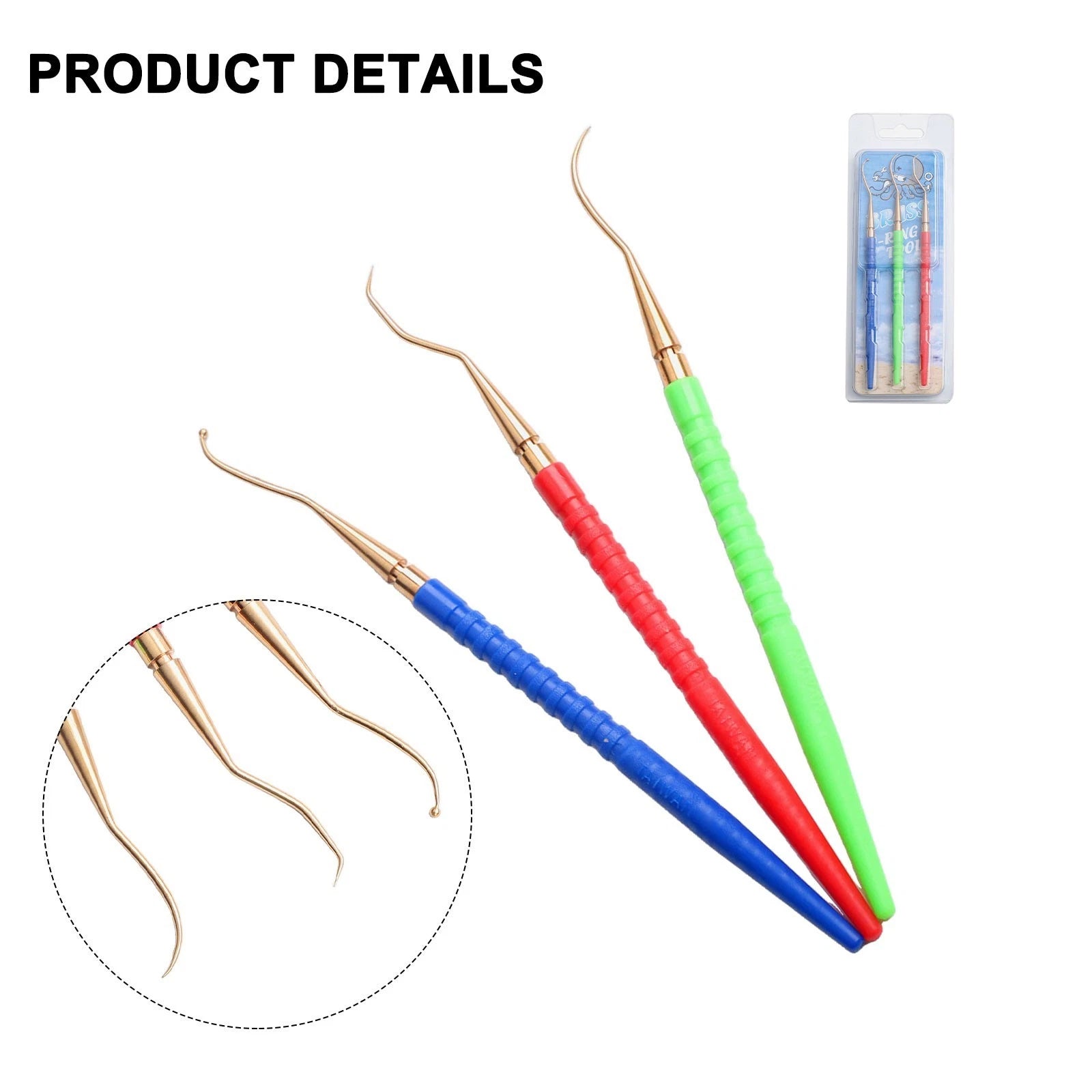 3 Piece O-Ring Remover Kit for Scuba Diving Equipment