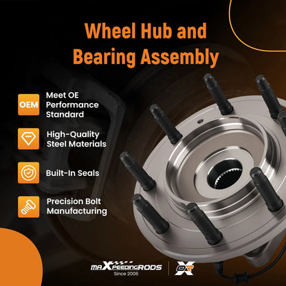 Front Wheel Hub Bearing Assembly for GMC Sierra 2500 3500 HD (2011–2019)