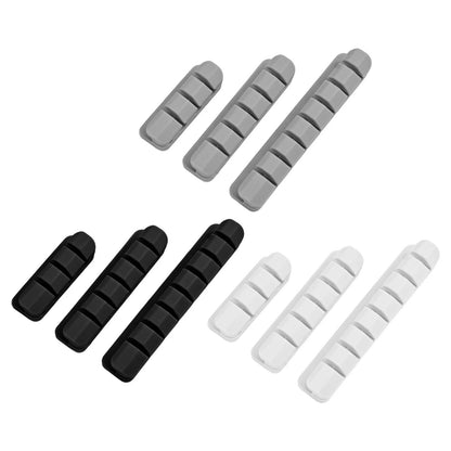 Silicone Cable Organizer with 9 Wire Clamps for Effective Storage