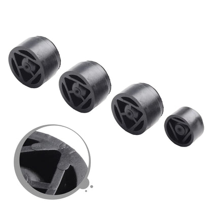 Set of 4 Rubber Grommets for Engine Cover Mounting (Universal)
