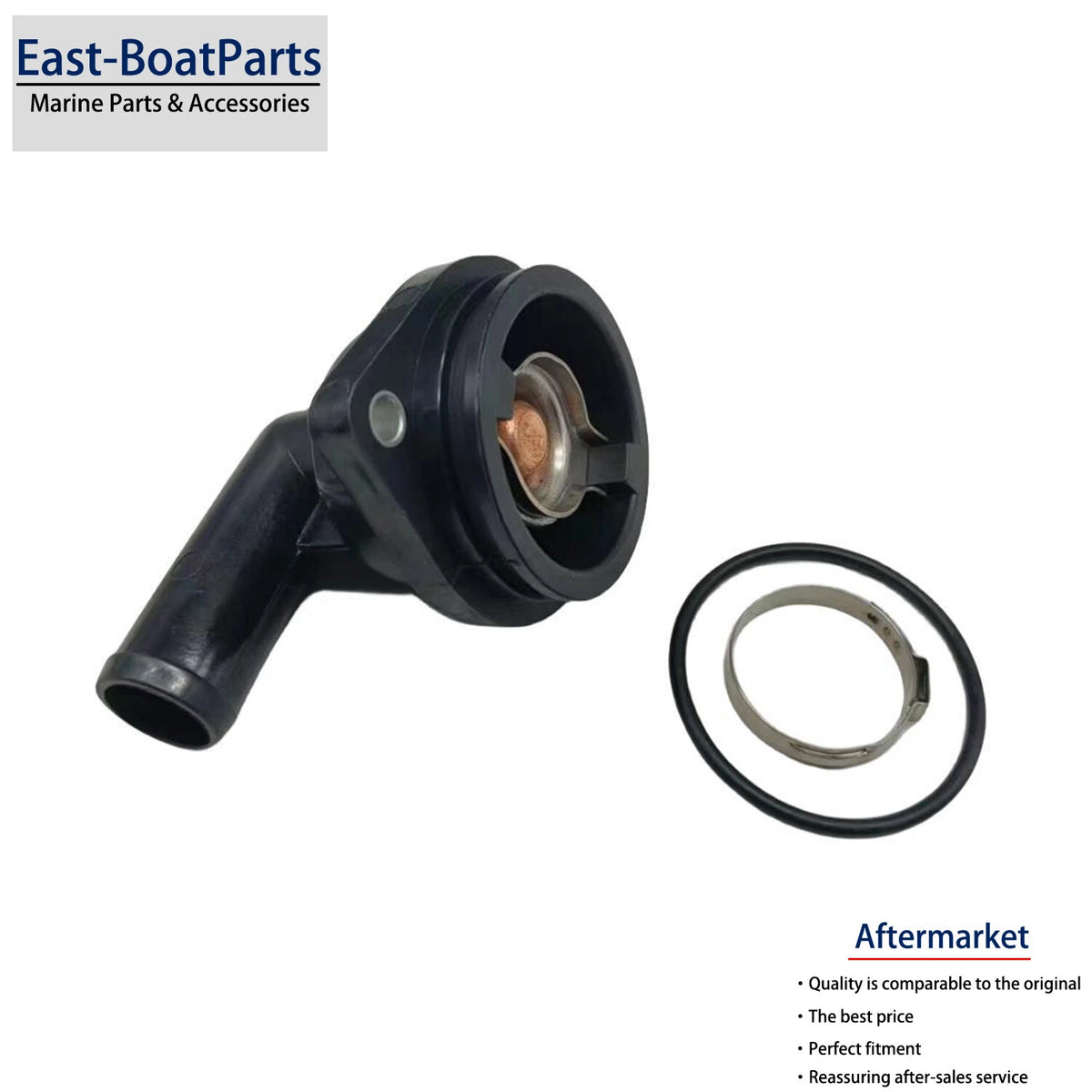 Thermostat w/ Housing for Mercury Outboard 135-400 HP (892864T04, 8M0174561)