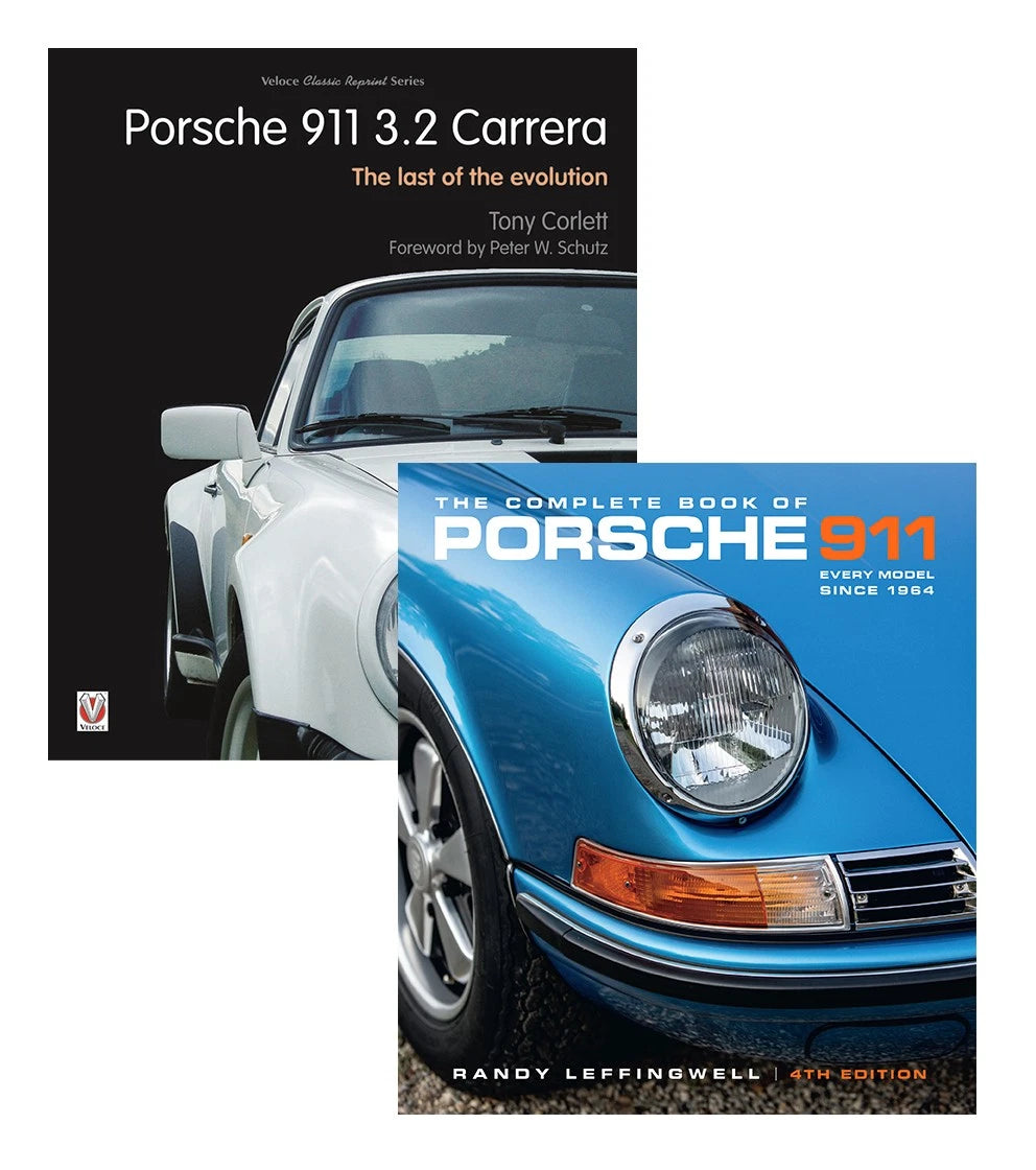 Porsche 911 Complete Guide & 3.2 Carrera "Final Evolution" Book Set (All Years)